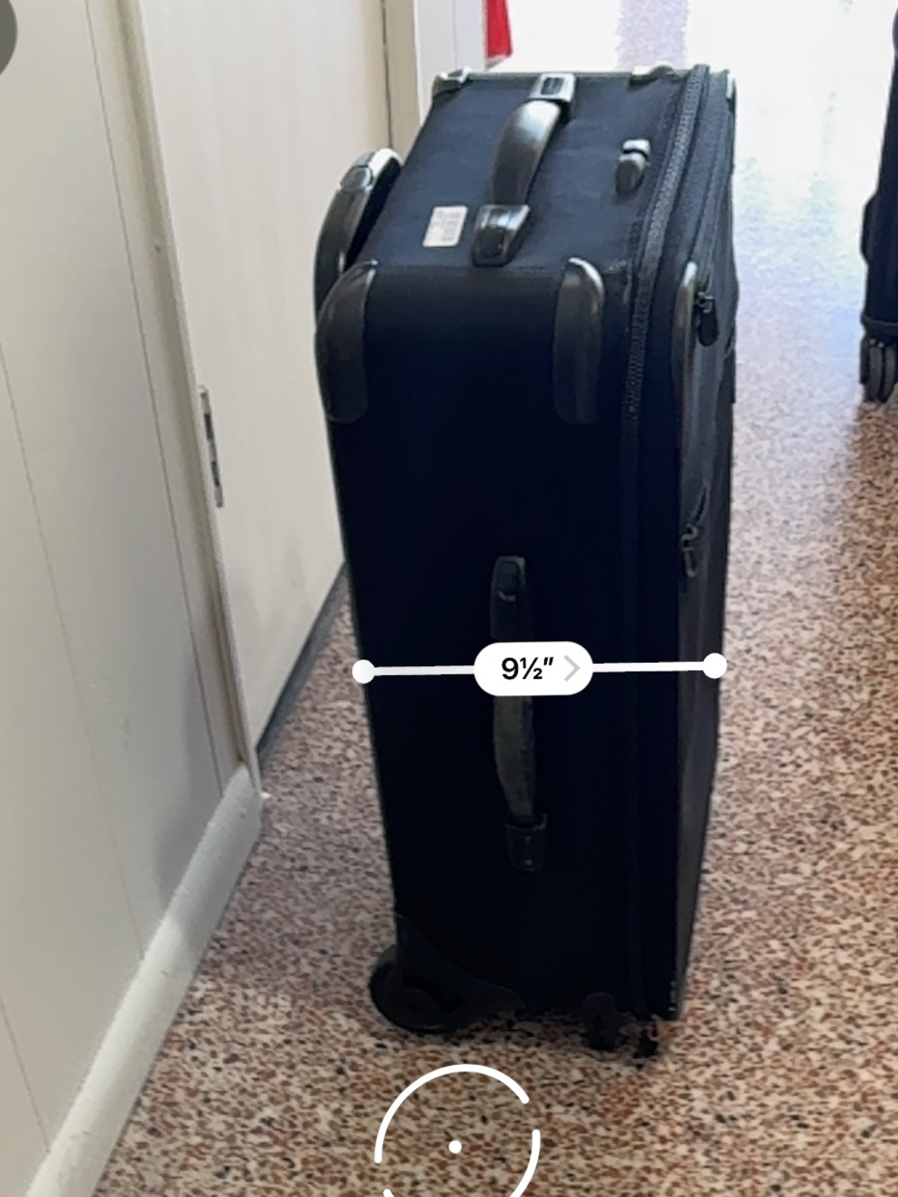 Briggs & Riley Black Carry-On Upright Rolling Travel Suitcase Luggae - Picture 10 of 11